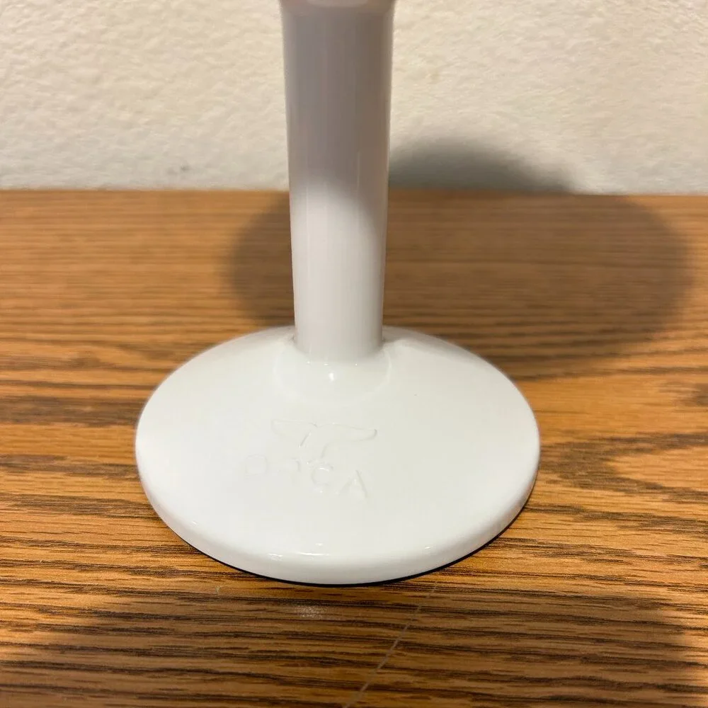 Elegant White Margarita Glass with Lid